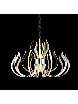 Lámpara colgante Versailles LED 256w cromo - Mantra