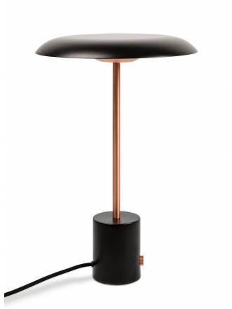 Lámpara de mesa Hoshi LED regulable negra - Faro