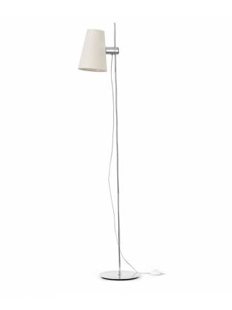 Lámpara de pie Lupe 1L E27 tela - Faro