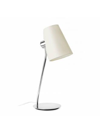 Lámpara de mesa Lupe 1L E27 tela - Faro