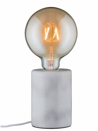 Lámpara de mesa Nordin 1L E27 blanco - Paulmann