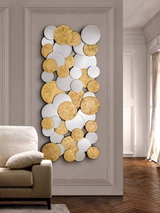 Espejo de pared Cirze oro 140x60cm - Schuller