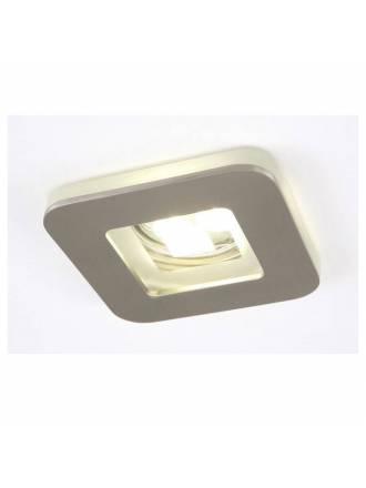 OLE by FM Artic recessed light nickel and glass