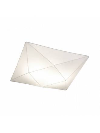 OLE by FM Polaris ceiling lamp 58cm white fabric