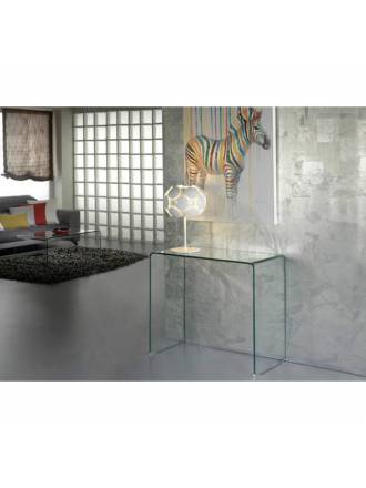 SCHULLER console table Glass transparent