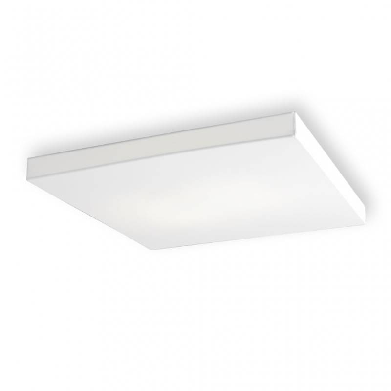 Kast Reflectie Schurend OLE by FM Block New LED 40w ceiling lamp 60x60 white fabric