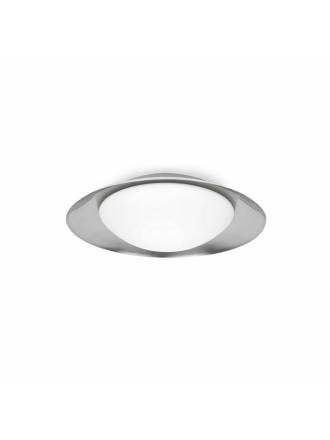 FARO Side LED 39cm white-nickel ceiling lamp