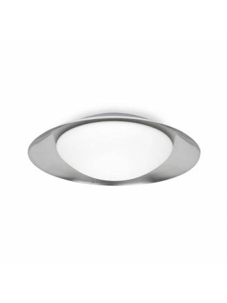 FARO Side LED 45cm white-nickel ceiling lamp