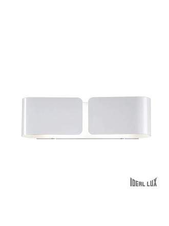 Aplique de pared Clip 2L blanco - Ideal Lux