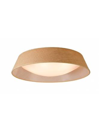 MANTRA Sabina E27 burlap shade ceiling lamp