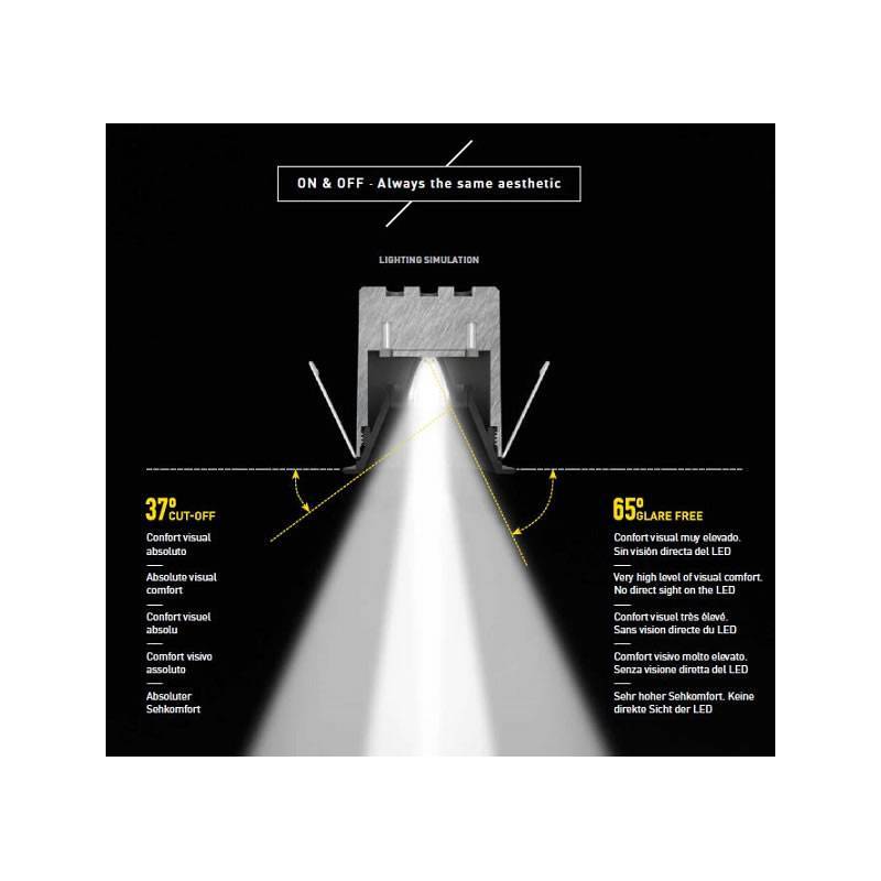 Foco LED para techo Wellit M 15W ArkosLight