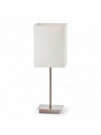 FARO Thana 1L E27 white fabric table lamp