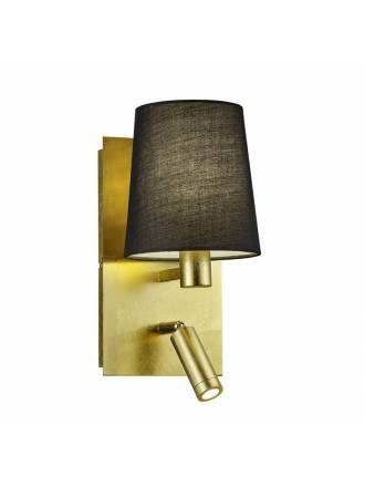 TRIO Marriot wall lamp E14 + LED gold