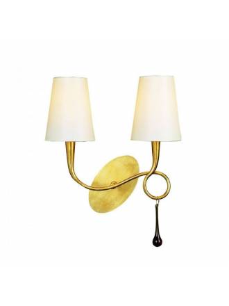 Mantra Paola wall lamp 2 arms 2L gold