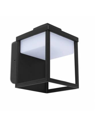 LUTEC Zoe LED IP54 wall lamp black