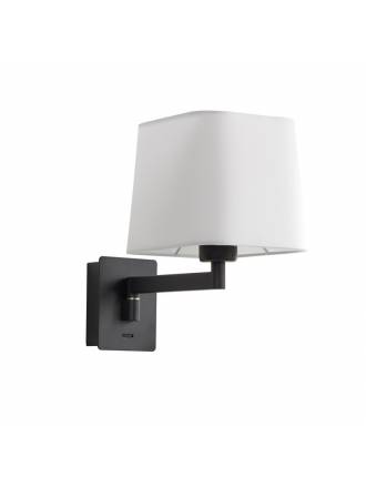 MDC - Finess E27 orientable black wall lamp
