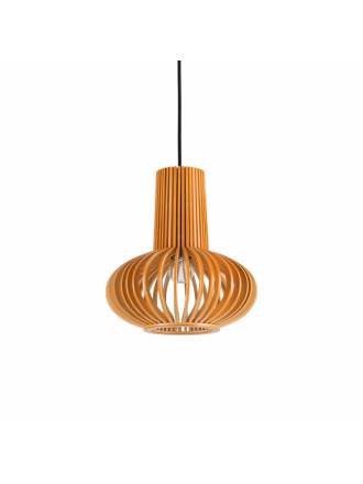 IDEAL LUX Citrus E27 159850 wood pendant lamp