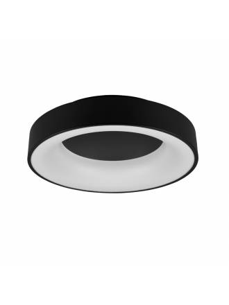 TRIO Girona LED 30w dimmable black ceiling lamp