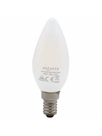MANTRA LED E14 candle bulb 4w 360° 485lm
