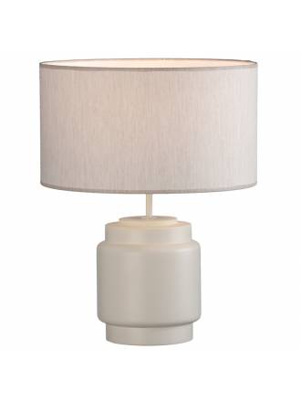 Lámpara de mesa Kasbah 1L E27 blanco - ACB