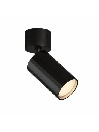 ACB Modrian 1L GU10 adjustable black surface spotlight