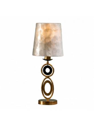 Lámpara de mesa Eden 1L E27 pan de oro - Schuller
