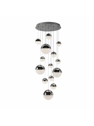 SCHULLER Sphere ceiling lamp 14l LED chrome