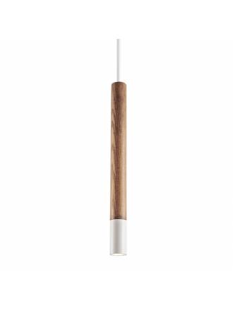 Lámpara colgante MD2315 G9 madera blanco - Ineslam