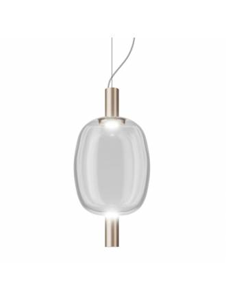 VISTOSI Riflesso LED SP2 transparent gold pendant lamp