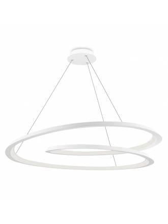 SCHULLER Looping LED 54w white pendant lamp