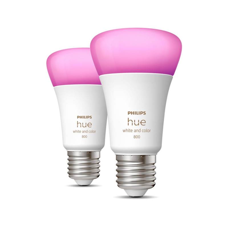 Philips Hue - Bombillas inteligentes de alta calidad, 16 millones de  colores, para la mayoría de lámparas y luces superiores, requiere  concentrador