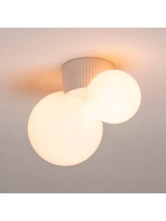 MILAN Land C ceramic white ceiling lamp
