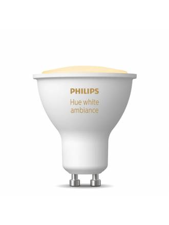 Bombilla inteligente LED GU10 4.3w Hue White Ambiance - Philips