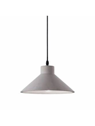 Lámpara colgante Oil SP6 E27 cemento - Ideal Lux