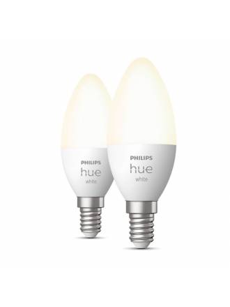 PHILIPS Pack 2 Hue Smart bulb LED Candle E14 5.5w 2700k