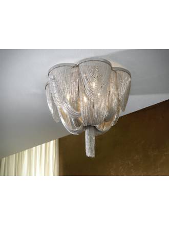 SCHULLER Minerva ceiling lamp 6 lights in cristal