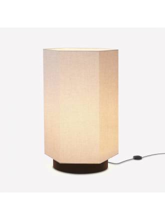 Lámpara de mesa Roxi E27 tela - Robin
