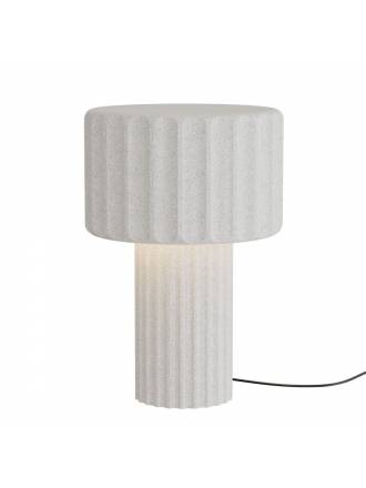Lámpara de mesa Olimpia E27 cemento - Sulion