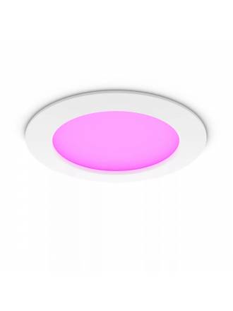 PHILIPS Slim Ø17cm Hue IP44 LED CCT + Color downlight