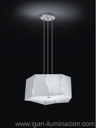 BRILLIANCE Axis pendant lamp 3L white