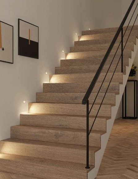 Como iluminar escaleras con estilo - Igan iluminación